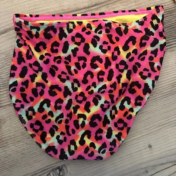 Leopard Print Kids Longsleeve Uv protective 2 pc swim suit - Picture 4 of 4